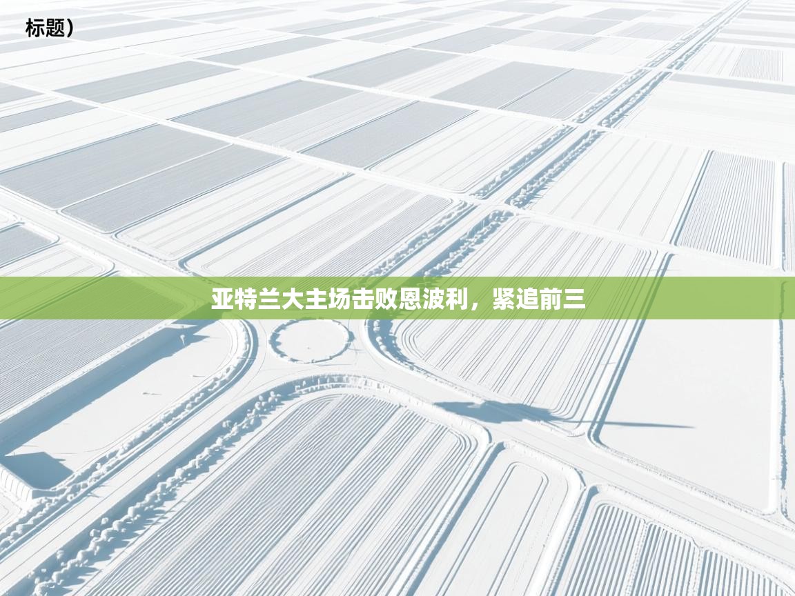 亚特兰大主场击败恩波利,紧追前三 第1张